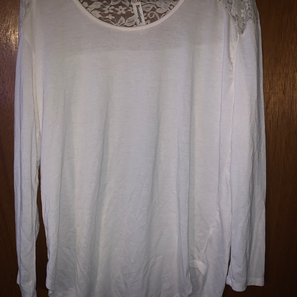 White B&B Boutique Blouse